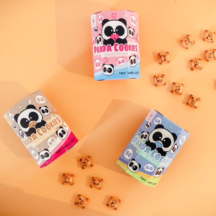 Tokimeki Panda Cookie Cherry Flavour 40g - Image 2